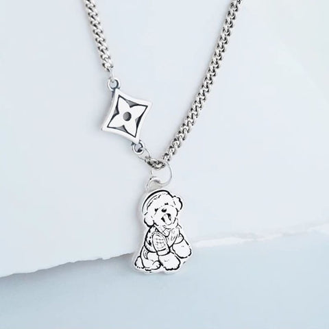 AriliaPet-Pet Customized Silver Cute Pendant