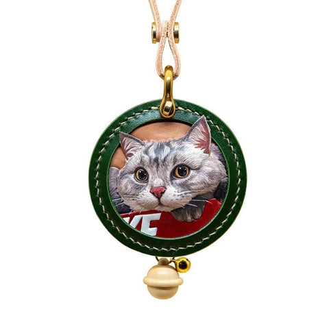 AriliaPet Pet Customized Leather Carving Pendant