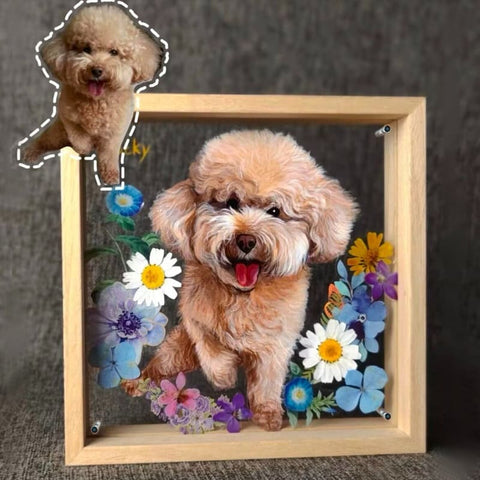 AriliaPet-Pet Customized Multi Layer Stereoscopic Decorative Painting